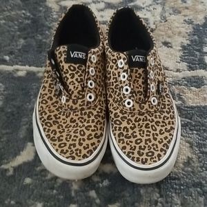 Cheetah print vans